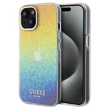 Guess Guess torbica IML Faceted Mirror Disco Iridescent za iPhone 14 / 15 / 13 - višebojni