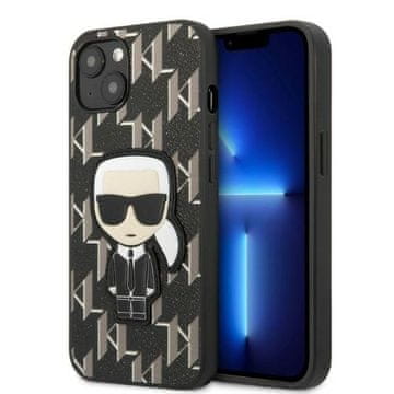 Karl Lagerfeld Maska za iPhone 13 mini Monogram Ikonik, crna