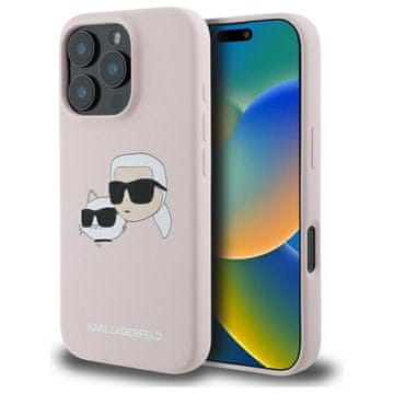 Karl Lagerfeld MagSafe maskica za iPhone 16 Pro Max, roza
