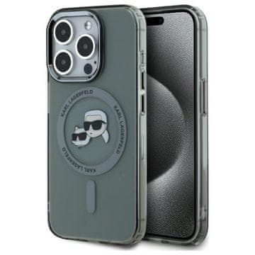Karl Lagerfeld MagSafe maskica za iPhone 15 Pro, crna