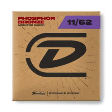 Dunlop Acoustic Light žice od fosforne bronce 11-52