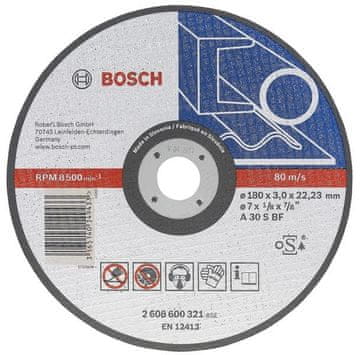 Bosch disk MET. 125 mm x 2,5 mm x 22 mm