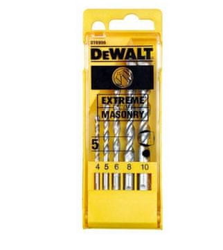 DEWALT SET BUŠILA ZA BETON 5 KOM 4-5-6-8-10 mm ETREME