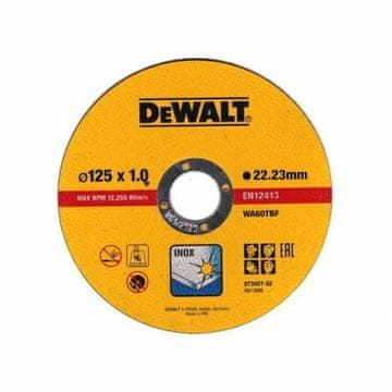 Dewalt metalni disk 125x1,0 mm / 10 kom. metalna kutija
