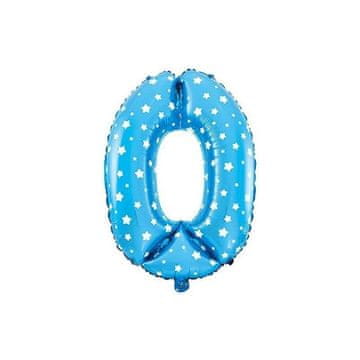 Folija balon broj 0 - 40 cm plavi