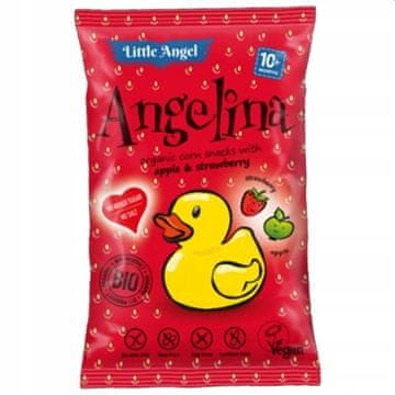 Little Angel organski čips od jabuke i jagode 30 g