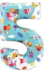 Grabo Folija balon broj 5, Peppa Pig, 66 cm