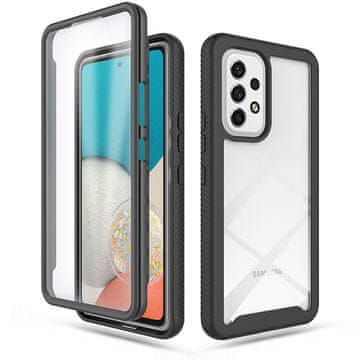 Overboard Futrola za Samsung Galaxy A53 5G, Otporna na udarce, s folijom, crna