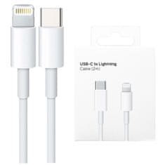 USB-C na Lightning kabel za Apple iPhone, iPad iPod, 20W, 2 m, kutija, bijela