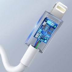 USB-C na Lightning kabel za Apple iPhone, iPad iPod, 20W, 2 m, kutija, bijela