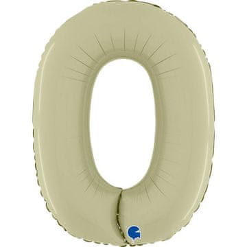 Grabo Folija balon broj 0, satensko maslinaste boje, 66 cm