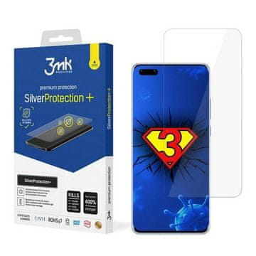 3MK Antimikrobna folija za Huawei Mate 40 Pro Silver Protect+ Wet Mount