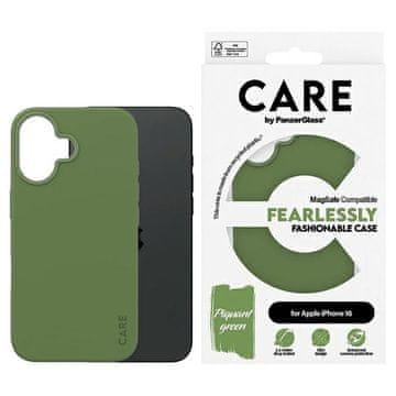 PanzerGlass CARE by Fashion maskica za iPhone 16 6.1" zelena/zelena MagSafe 1385