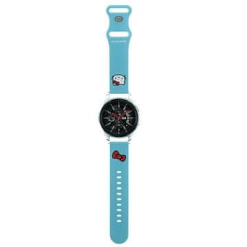 HELLO KITTY Silikonski remen za pametni sat s plavom glavom mačke 22 mm