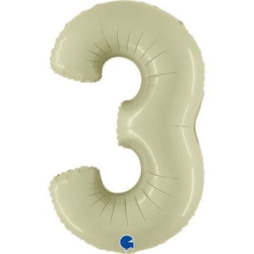 Grabo Folija balon broj 3, satensko maslinaste boje, 102 cm,