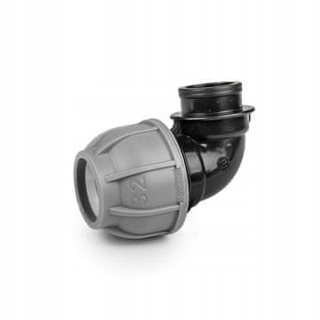 Bradas PE cijevni koljen DSRA10K32F1 GW 1"" 32mm