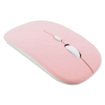 Mouse Bluetooth bežični računalni miš za prijenosno računalo i tablet, ružičaste boje