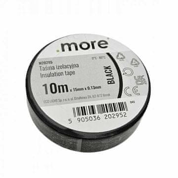 Izolacijska traka 15 mm x 0,13 mm crna 10 m 1 kom