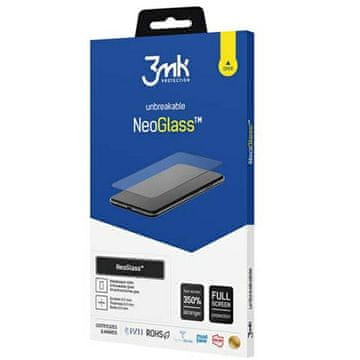 3MK Kaljeno staklo za Samsung Galaxy A22 5G NeoGlass crno