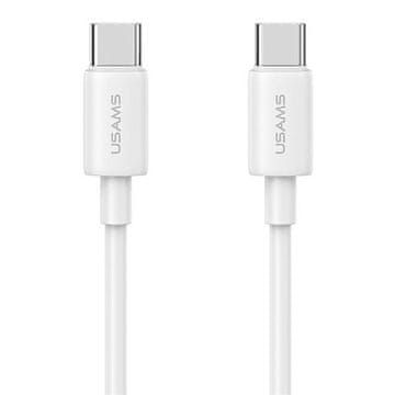 USAMS USB-C na USB-C kabel 1 m 60 W brzo punjenje bijeli
