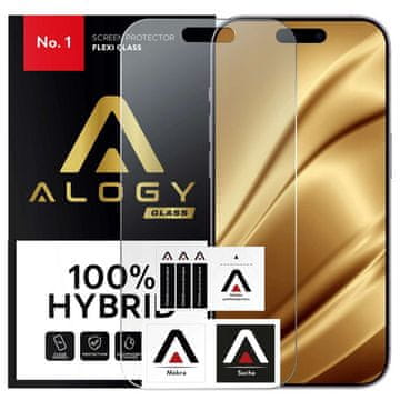 Hibridno staklo za Apple iPhone 15 Pro za ekran Flexi Glass 9H futrola, ravna za ekran