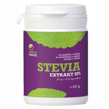 Natusweet Čisti ekstrakt stevije 97% 20g