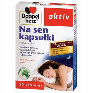 Queisser Pharma Doppelherz Aktiv kapsule, Za spavanje, dodatak prehrani 20 kom.