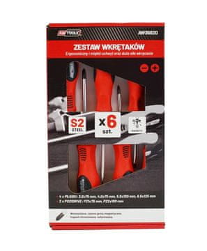 awtools set odvijača S2 / 6 kom.