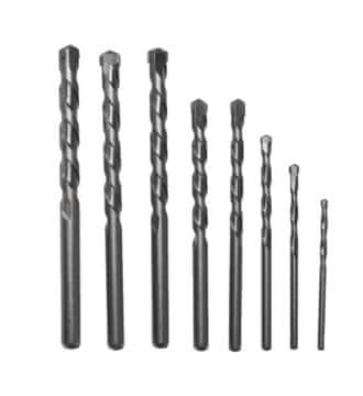 awtools set svrdala za beton, 8 komada / 3-4-5-6-7-8-9-10 mm /