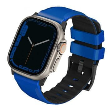 UNIQ Apple Watch Series 1 Airosoft silikonski plavi remen