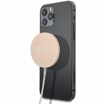 Guess Bežični punjač MagSafe Gold od 15 W