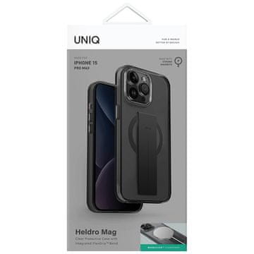 UNIQ Uniq Heldro Mag Futrola Za Iphone 15 Pro Max 6,7 Magclick Crna Vapour Smoke