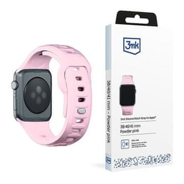 3MK Silikonska futrola za Apple Watch 38mm , ružičasta