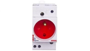 LEGRAND Modularna utičnica 2P+Z 10/16A s poklopcem za šinu G382 004282