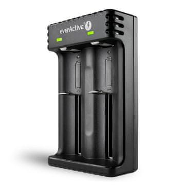 FOR Punjač za Li-ion baterije everActive LC-200 (Crni)