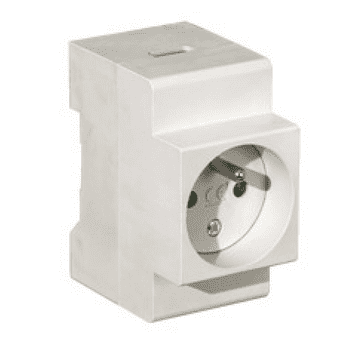 Pawbol Utičnica za TH šinu s uzemljenjem 16A/250V M.06-16A/250V