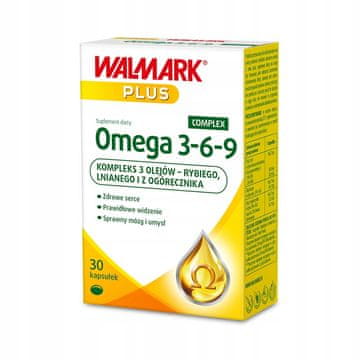 Walmark Omega 3-6-9 dodatak prehrani omega-3 kiseline kapsule 0,05 ml 30 kom.