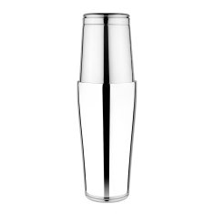 Nikcorp Shaker za koktele od nehrđajućeg čelika, profesionalni barmenski Boston shaker za miješanje pića, veliki kapacitet, srebrni, 790 ml