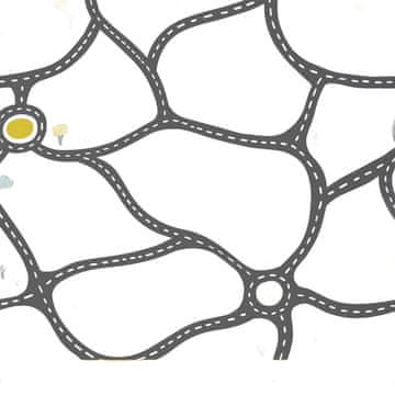 Nikcorp Vodootporna tkanina za tapeciranje Oxford 600D, otporna na UV zračenje i trganje, za jastuke, torbe, sjenila, uzorak kućice, 160x200 cm