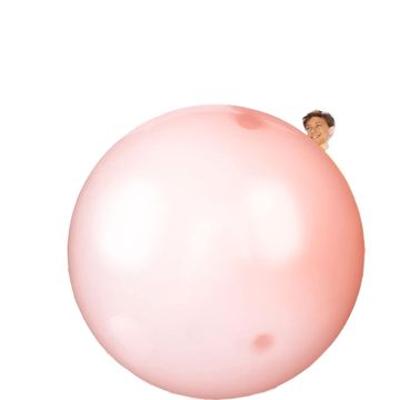 Nikcorp Velike lopte na napuhavanje za igru, set 6 komada, izdržljivi TPR materijal za zabavu na otvorenom, šarene, 60 cm