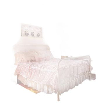 Nikcorp Mreža za krevet protiv komaraca, elegantni baldahin za miran san, zaštita od insekata, s patentnim zatvaračem, 180x190x200 cm, bijela