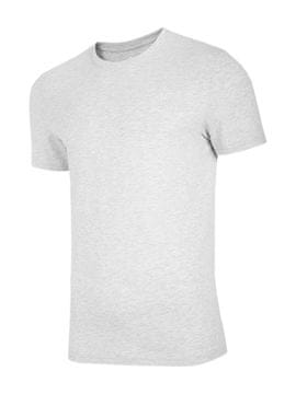 Nikcorp Muška majica kratkih rukava, pamučna, udobna za svaki dan, regular fit kroj, okrugli izrez, 180 gsm, siva, XXL