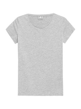 Nikcorp Ženska majica kratkih rukava za udobnost i stil, pamučna, regular fit kroj, okrugli izrez, siva, veličina XS