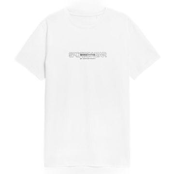 Nikcorp Muška majica kratkih rukava od 100% pamuka za cjelodnevnu udobnost, regular fit kroj, mekana tkanina, bijela XXL