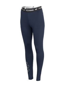 Nikcorp Ženske tajice za trening brzo sušeće, 7/8 duljina, visoki struk, ravni šavovi, 4FDry tehnologija, tamnoplave, XS