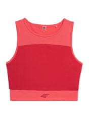 Nikcorp Ženska majica za trening crop top bez rukava, brzo sušenje, za fitness i vježbanje, roza, vel. M