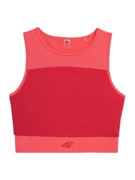 Nikcorp Ženska majica za trening crop top bez rukava, brzo sušenje, za fitness i vježbanje, roza, vel. M