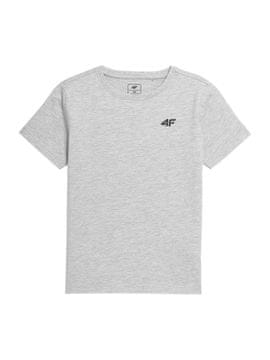 Nikcorp Majica kratkih rukava za dječake, mekana i udobna, za svaki dan i sport, pamuk s viskozom, regular fit, siva, 152 cm