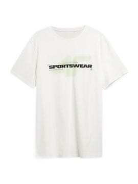 Nikcorp Muška majica kratkih rukava od 100% pamuka, regular fit kroj s okruglim izrezom i printom, za sport i slobodno vrijeme, bijela 3XL