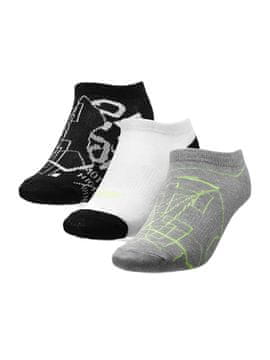 Nikcorp Dječje čarape za dječake 3 para, udobne i izdržljive, pamučne stopalice za svaki dan, bez pritiska, veličina 32-35